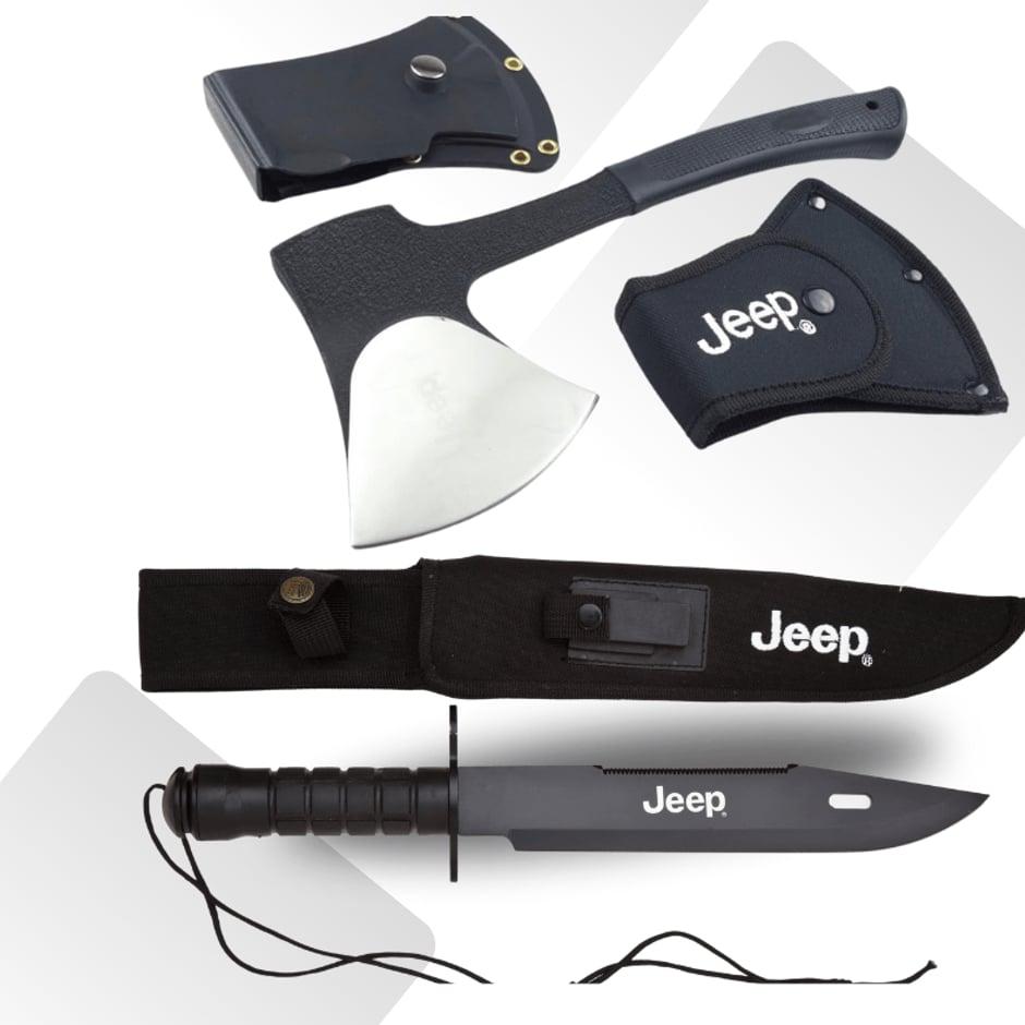 JEEP Sjekira Kovana Tomahawk + Multifunkcionalni Nož