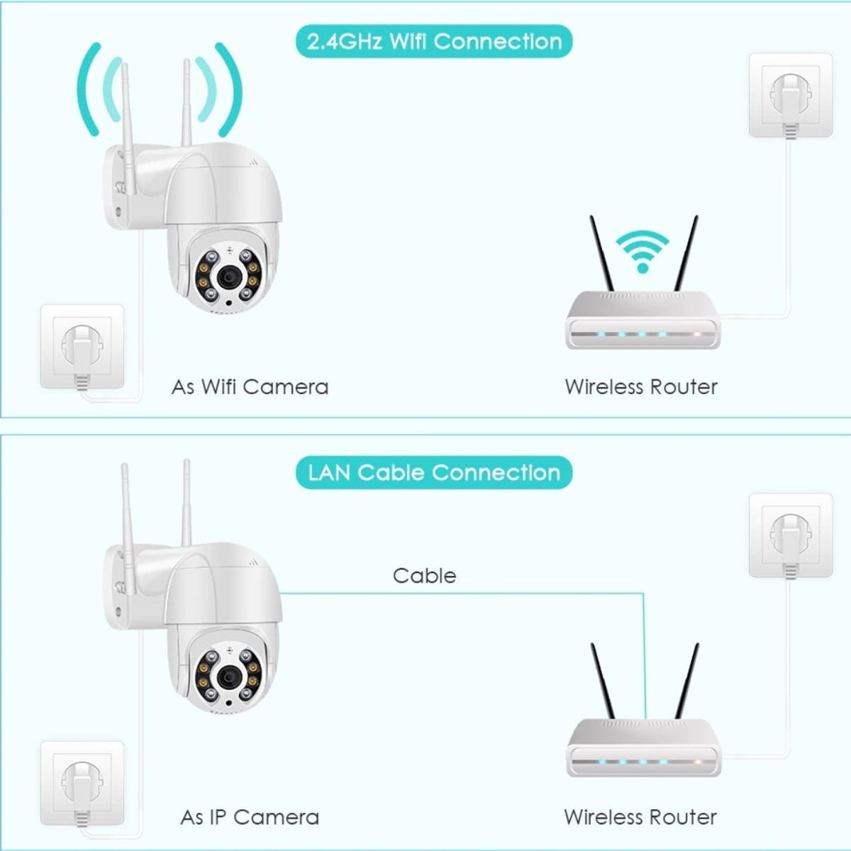 Nadzorna vanjska WIFI IP Kamera / 4MP / Video nadzor — slika 4