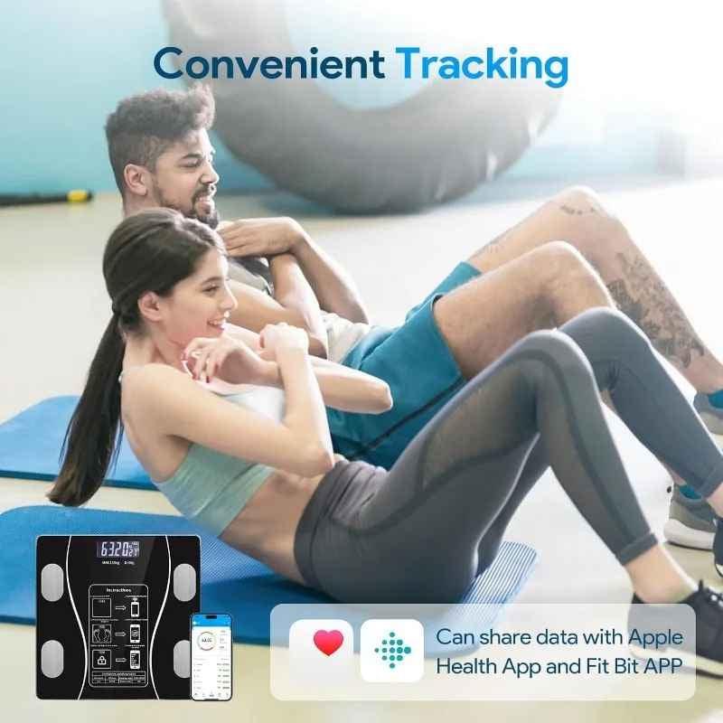 Pametna Bluetooth vaga / Vaga za tjelesnu težinu / Kućna vaga — slika 3