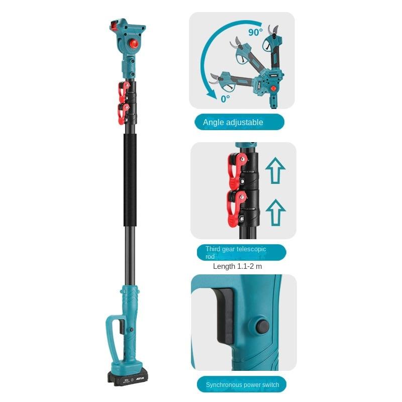 MEGA SET / Aku makaze + Aku motorka + Teleskop štap 2met — slika 4