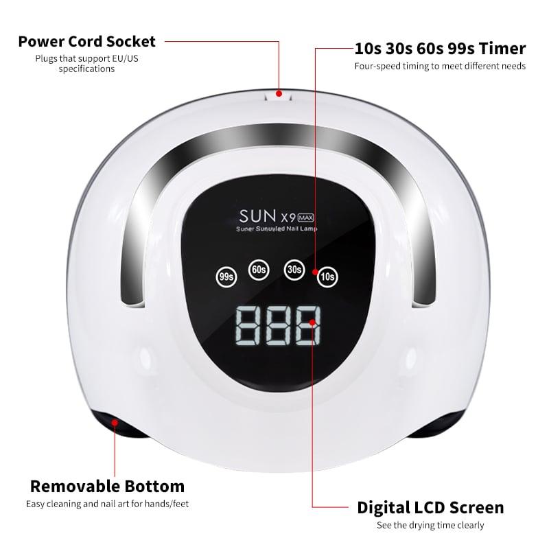 LED lampa za nokte / UV Lampa X9/ 220W — slika 3