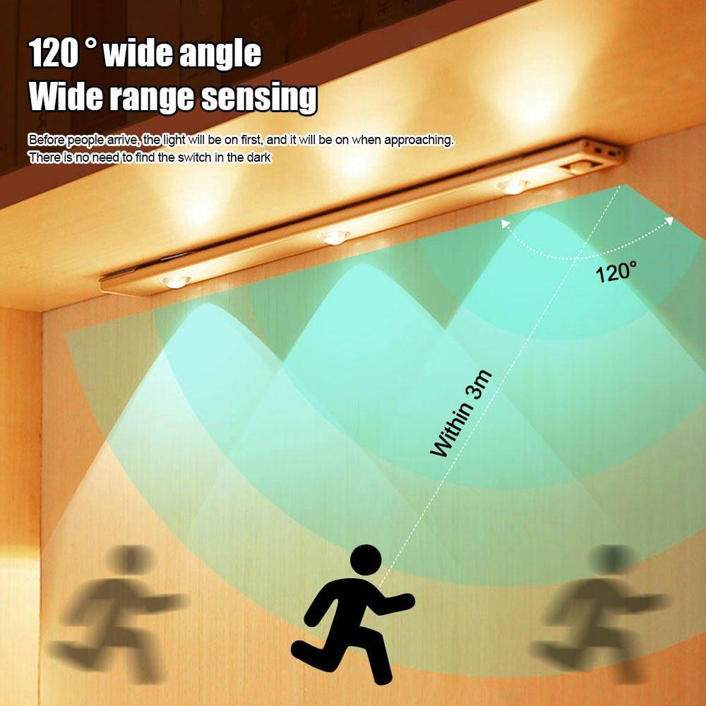 LED Night lampa 40cm – USB punjiva za kuhinje i ormare — slika 4