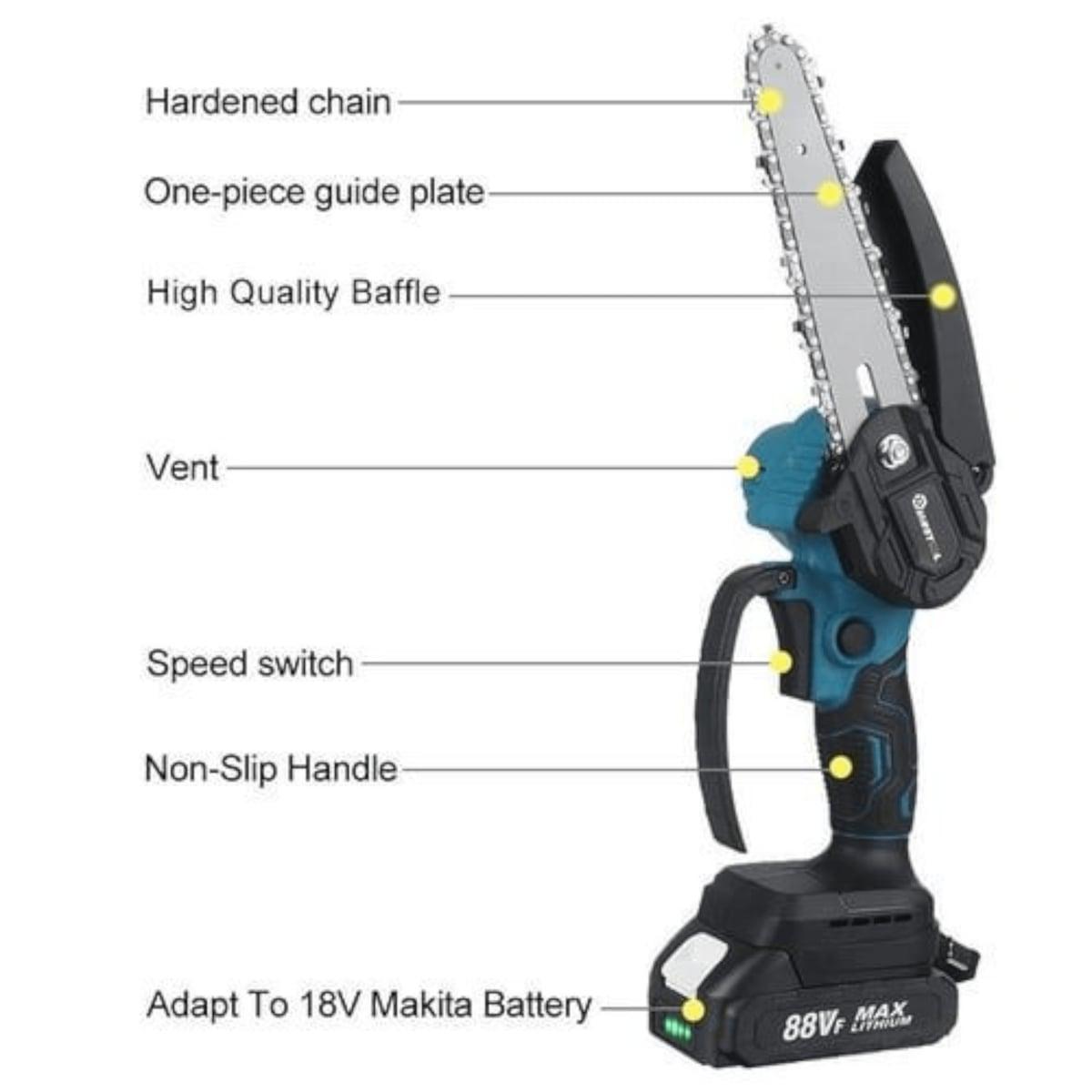 Aku mini motorna pila 48V — slika 2