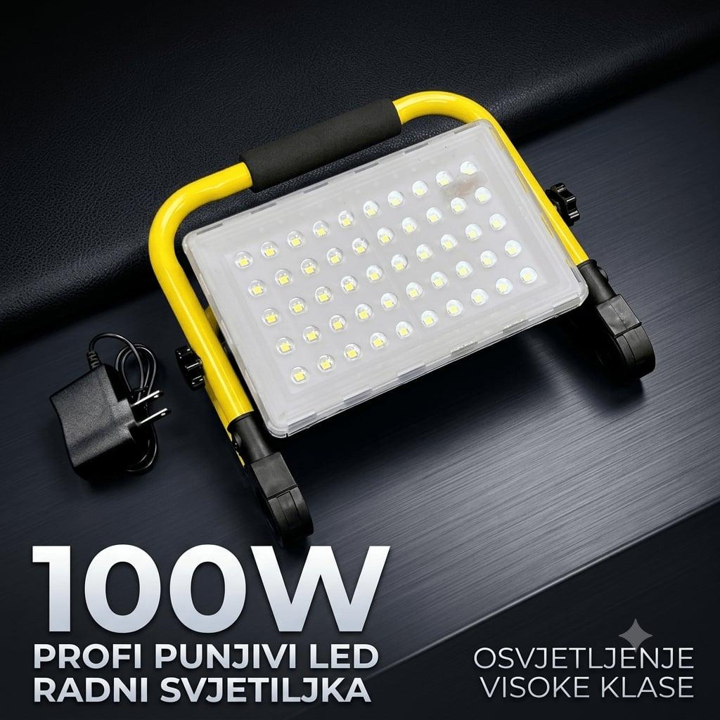 Vodootporni LED Reflektor na Punjenje 100W — slika 3