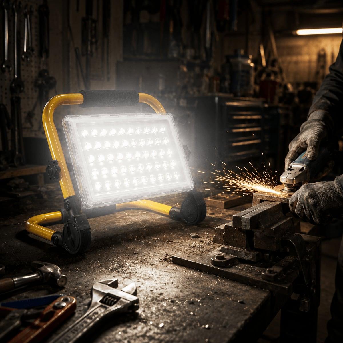 Vodootporni LED Reflektor na Punjenje 100W — slika 4