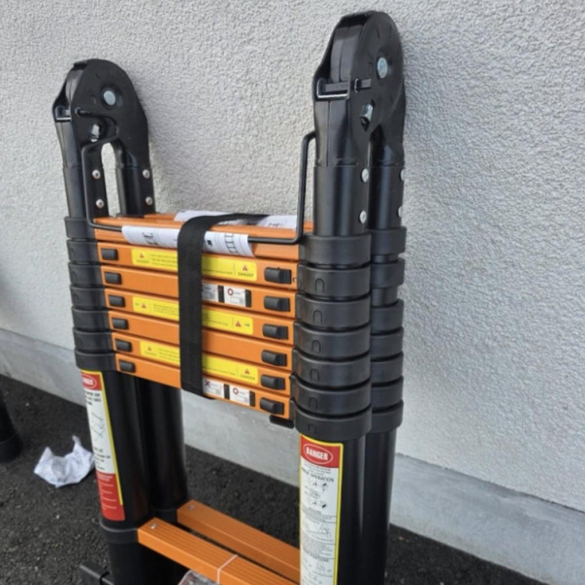 Teleskopske aluminijumske ljestve 2,5×2,5m 5 metara poboljšani model — slika 2