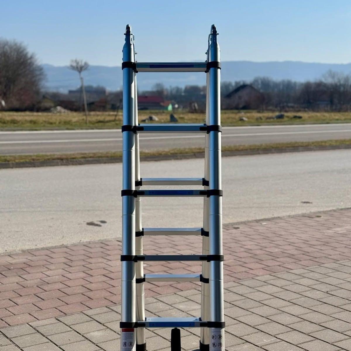 Aluminijumske višenamjenske teleskopske ljestve 3,8metara — slika 3