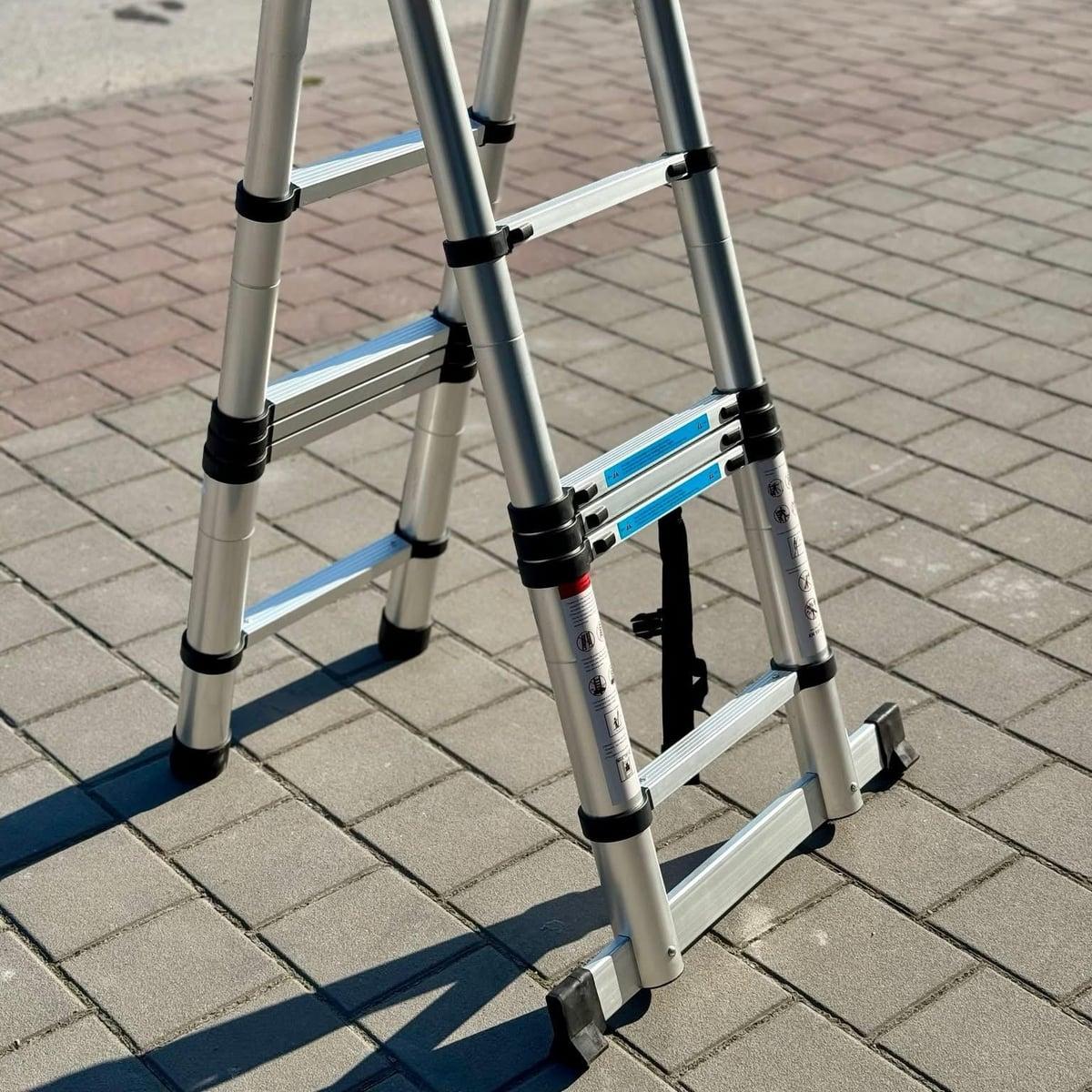 Aluminijumske višenamjenske teleskopske ljestve 3,8metara — slika 6