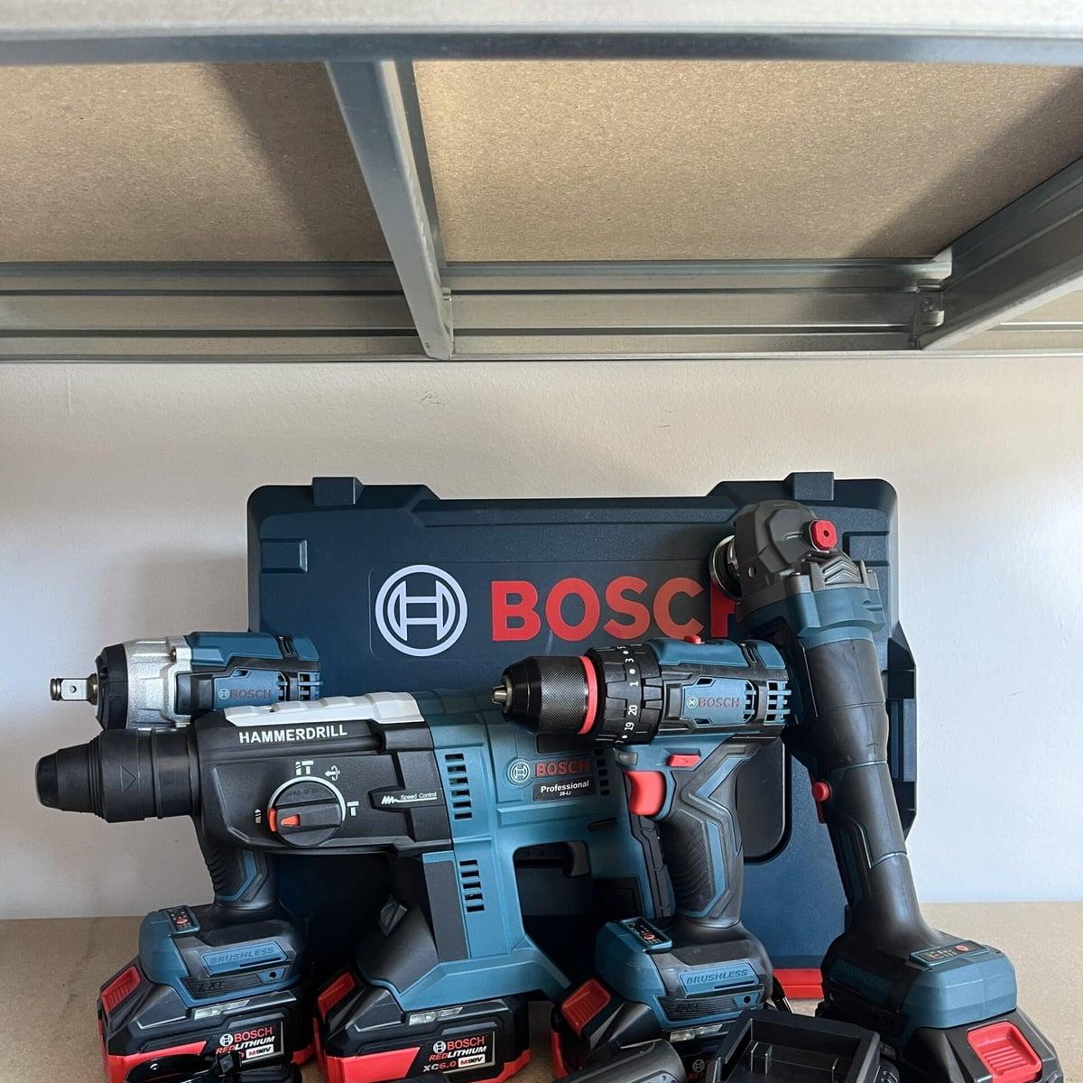 BOSCH 4u1 aku bušilica, brusilica, štemalica i odvijač 98V