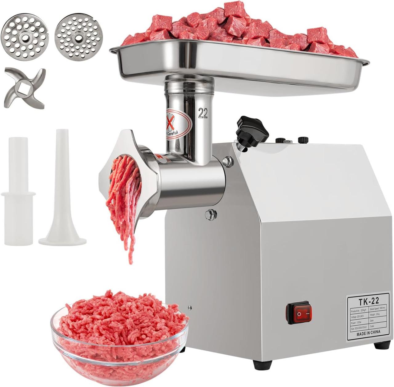 Profesionalna Inox Mašina za Mljevenje Mesa 12-ka / 22-ka