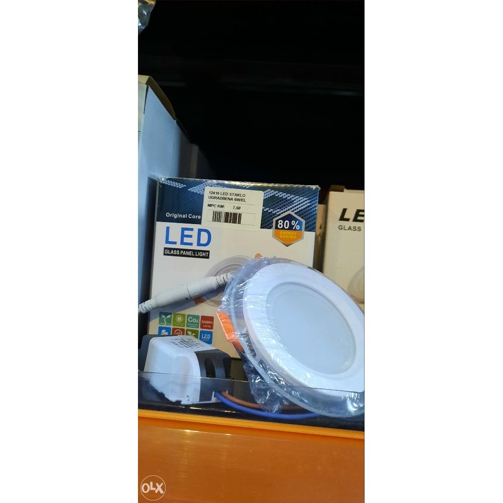 led staklo ugradbena 6w