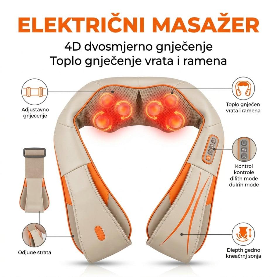 MASAZER SIACU SHIATSU ZA TIJELO ZDRAVLJE VRAT MASAZA