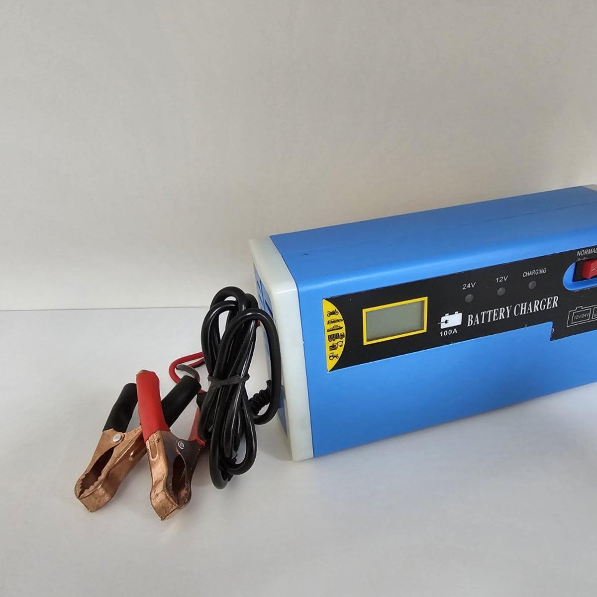 Ispravljač punjač za akumulatore 12V 24V 100A — slika 3